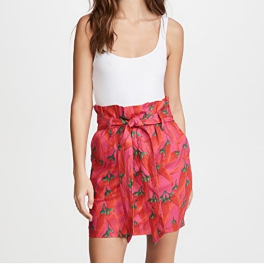 Farm Rio Red Pepper Skirt